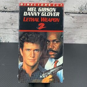 Lethal Weapon 2 Director's Cut Mel‎ Gibson Danny Glover [VHS] Tape NEW Sealed